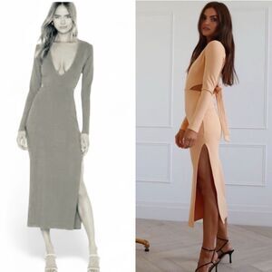 NWT ATOIR Revolve Unloving You Dress in Apricot Size 6